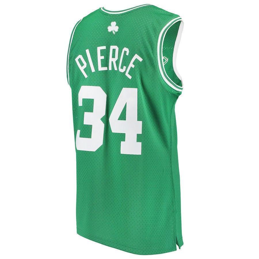 34-Paul Pierce Boston Celtics Hardwood Classics Swingman Jersey – Kelly Green