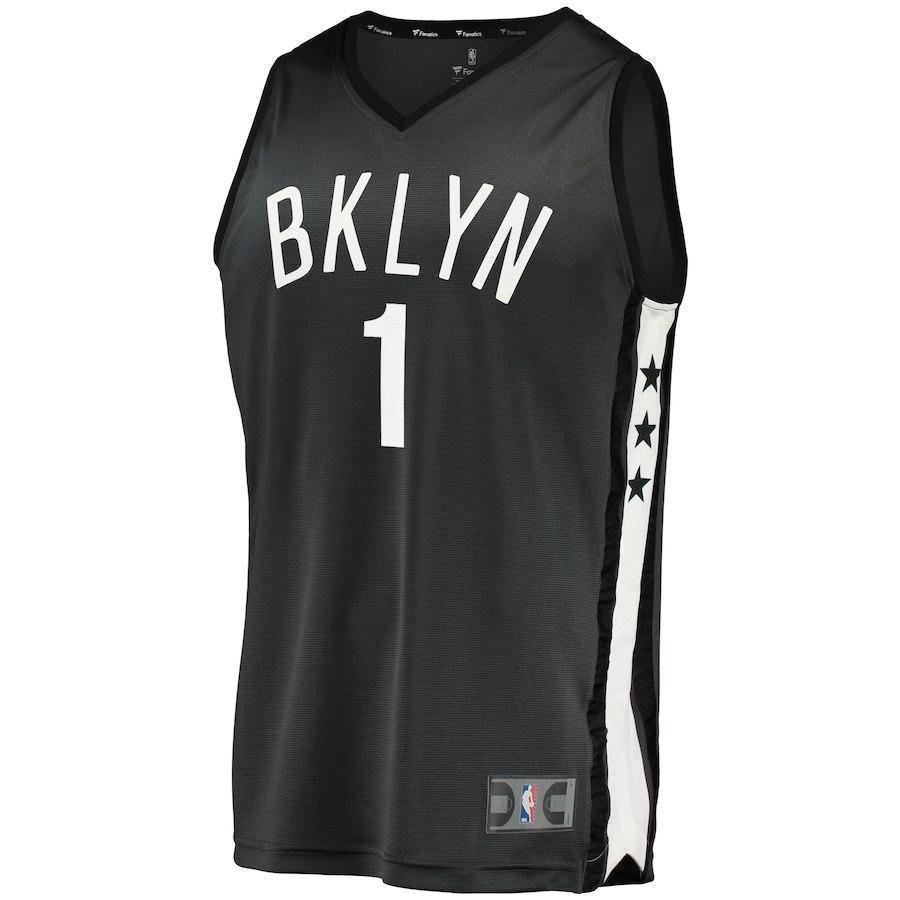 1-D'Angelo Russell Brooklyn Nets Alternate Jersey – Charcoal
