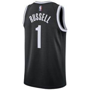 1-D'Angelo Russell Brooklyn Nets Swingman Jersey - Black - Icon Edition