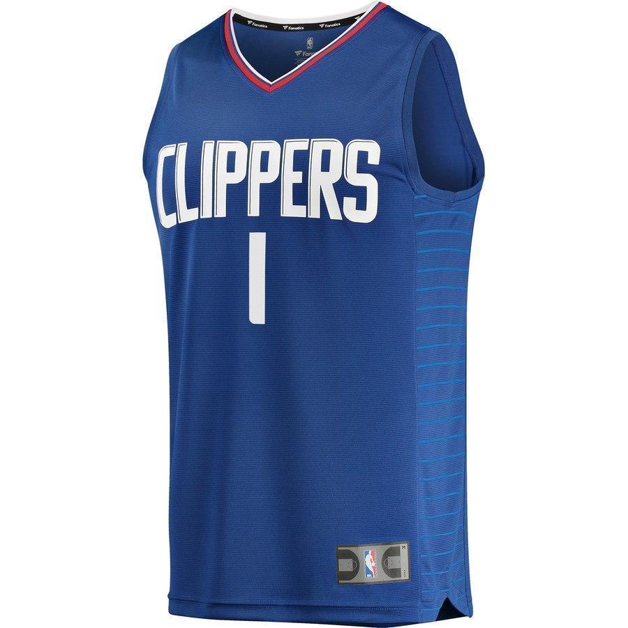1-Jawun Evans LA Clippers Player Jersey - Icon Edition – Royal