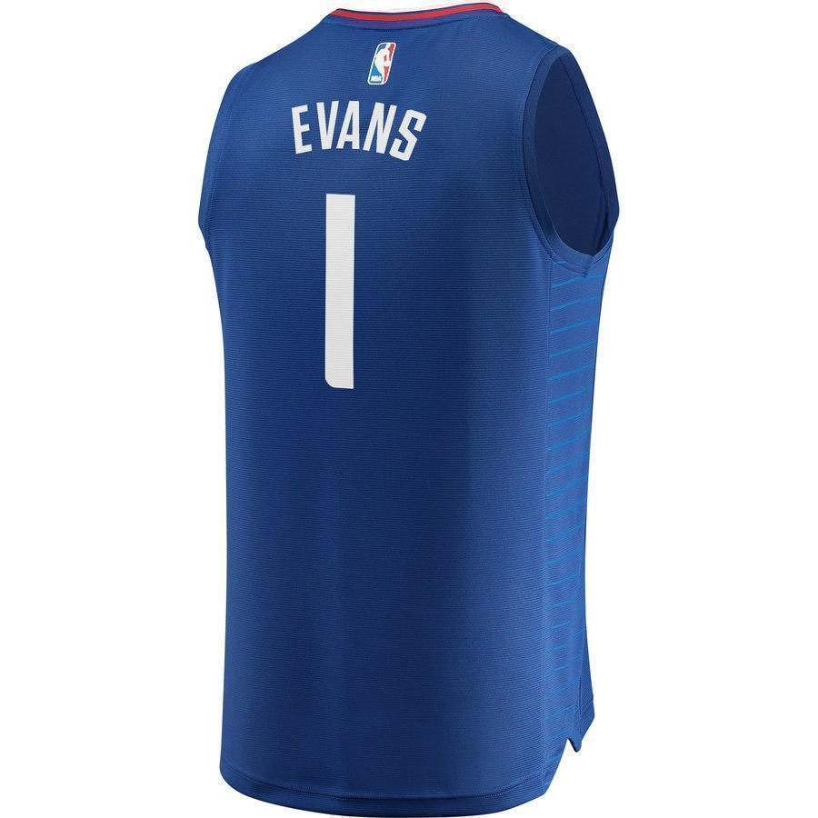 1-Jawun Evans LA Clippers Player Jersey - Icon Edition – Royal