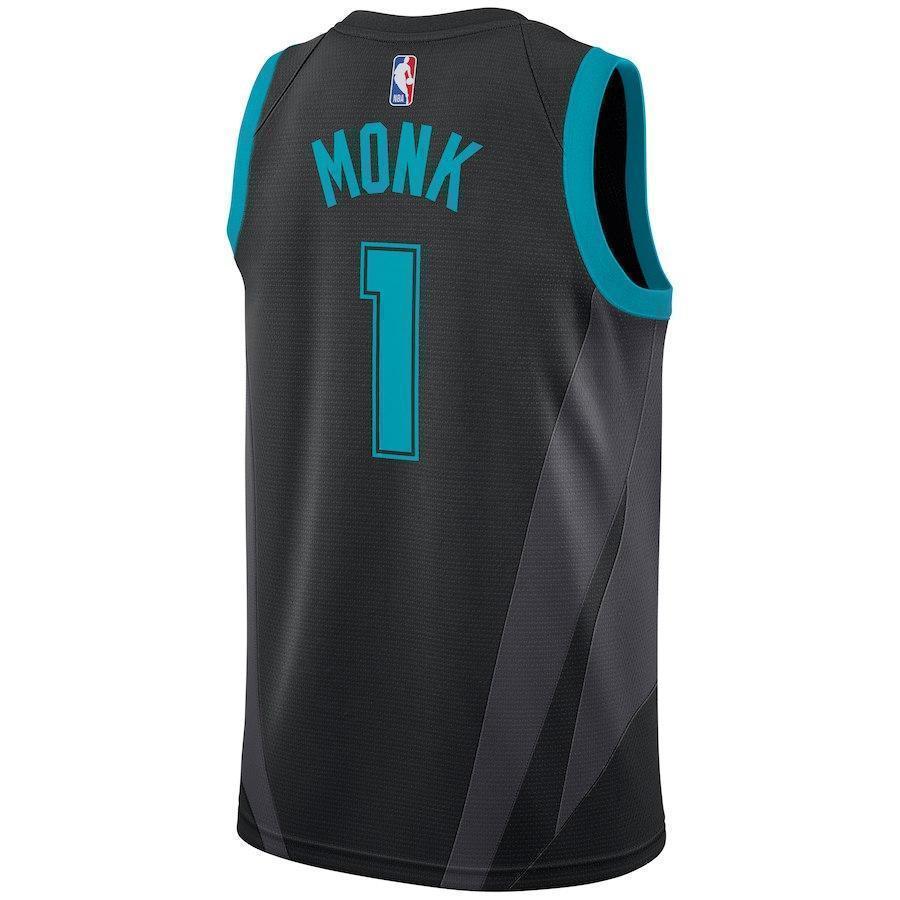 1-Malik Monk Charlotte Hornets  Swingman Jersey – City Edition – Black