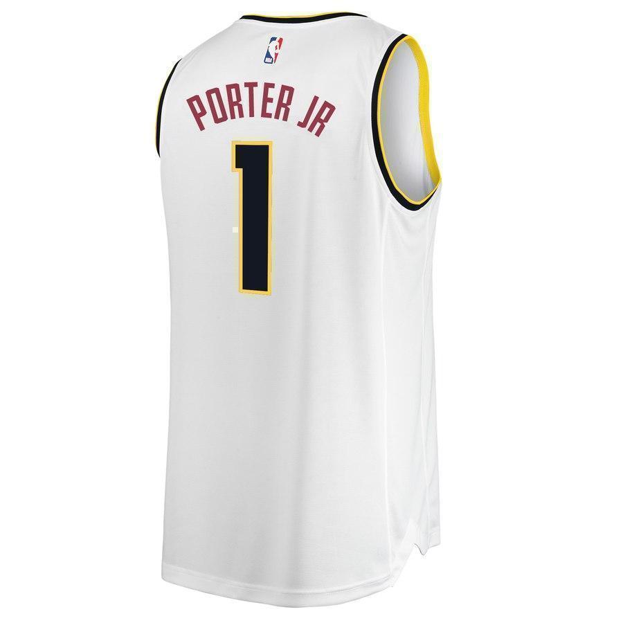 1-Michael Porter Jr. Denver Nuggets Jersey - Association Edition – White