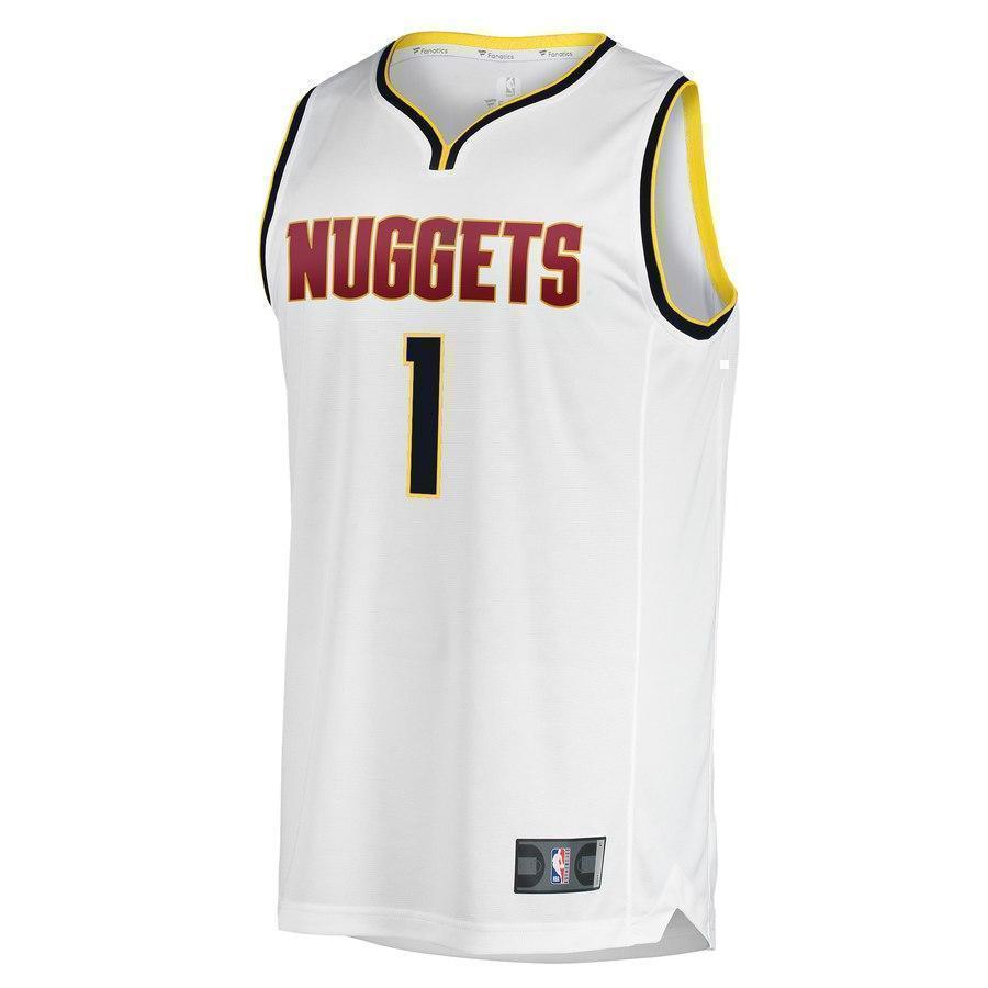 1-Michael Porter Jr. Denver Nuggets Jersey - Association Edition – White