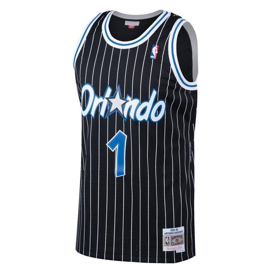 1-Penny Hardaway Orlando Magic  1994-95 Hardwood Classics Swingman Jersey - Black