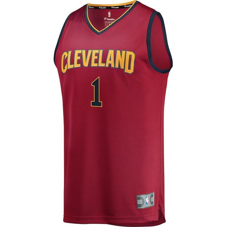 1-Rodney Hood Cleveland Cavaliers  Jersey Wine - Icon Edition