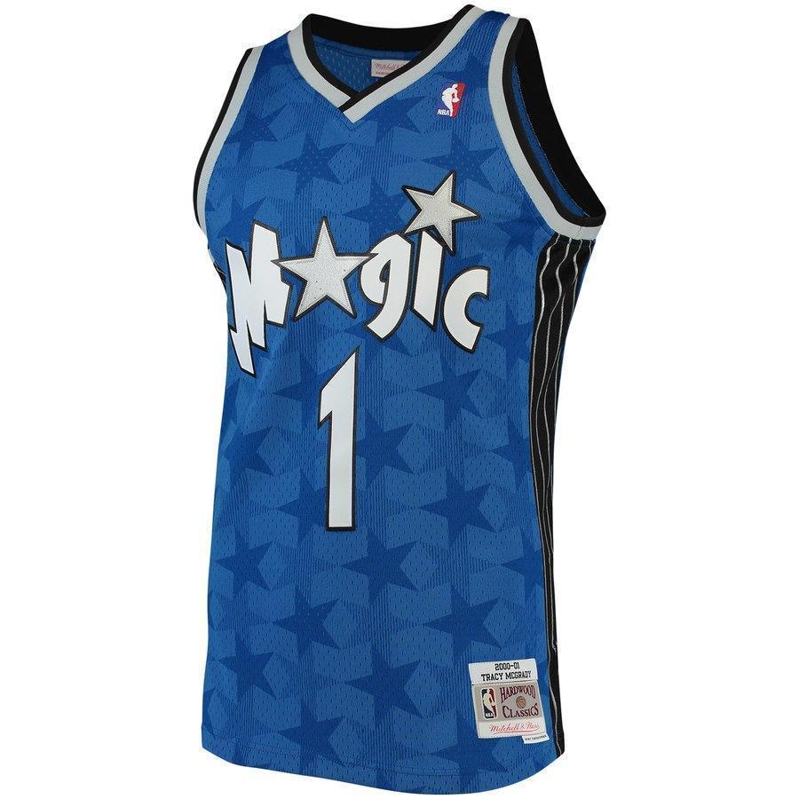 1-Tracy McGrady Orlando Magic 2001-02 Hardwood Classics Swingman Jersey - Blue