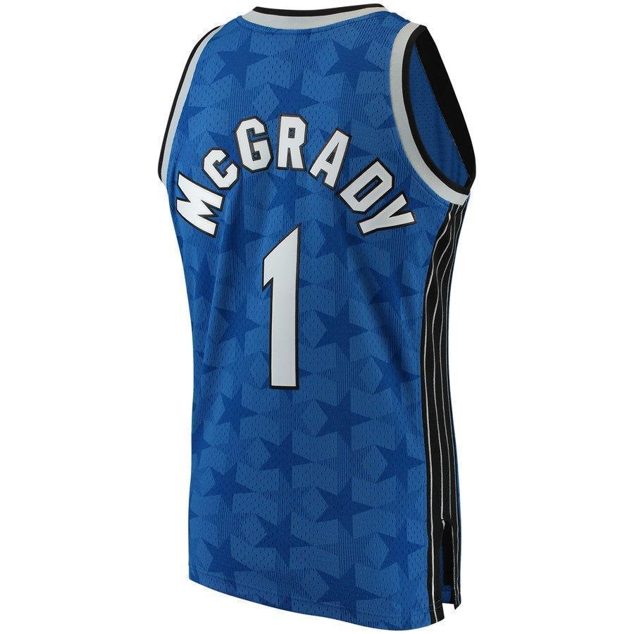 1-Tracy McGrady Orlando Magic 2001-02 Hardwood Classics Swingman Jersey - Blue