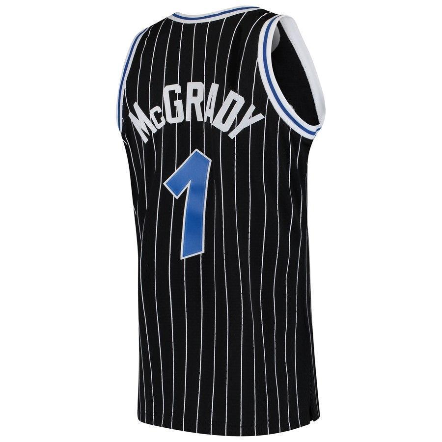 1-Tracy McGrady Orlando Magic 2003-04 Hardwood Classics Swingman Jersey – Black