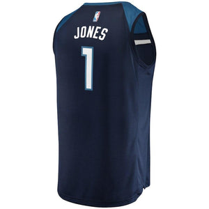 1-Tyus Jones Minnesota Timberwolves  Jersey Green - Icon Edition – Navy
