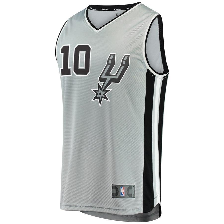 10-DeMar DeRozan San Antonio Spurs  Jersey - Statement Edition – Gray