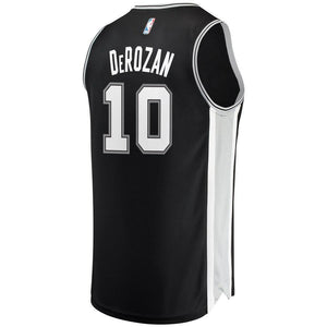 10-DeMar DeRozan San Antonio Spurs Jersey Black - Icon Edition