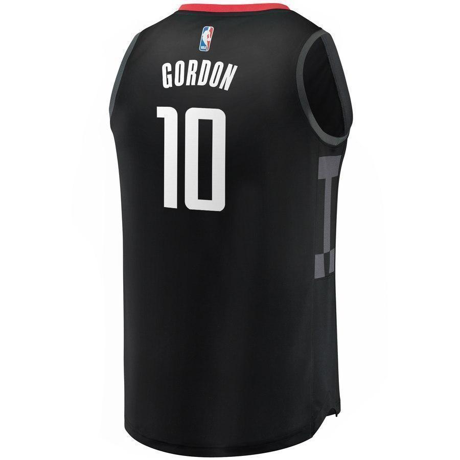 10-Eric Gordon Houston Rockets  Jersey Black - Statement Edition