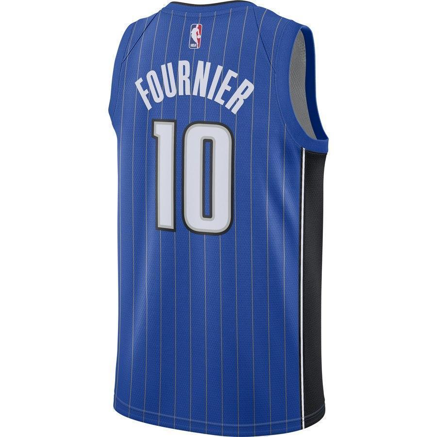 10-Evan Fournier Orlando Magic  Swingman Jersey - Icon Edition – Blue
