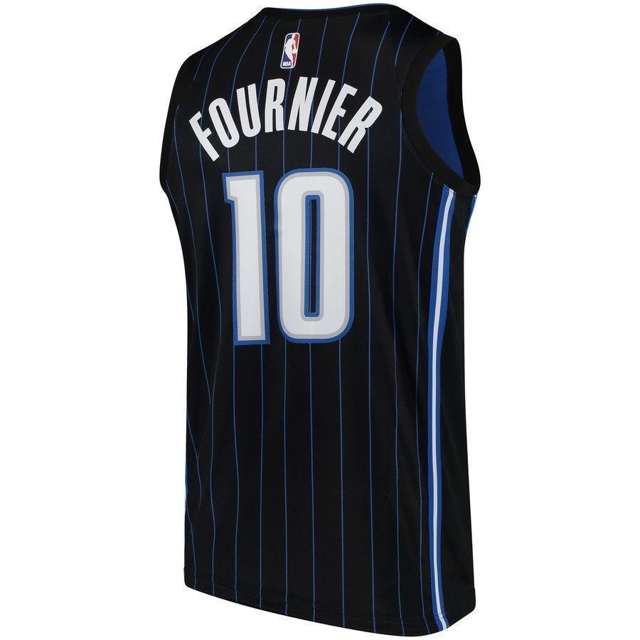 10-Evan Fournier Orlando Magic Swingman Jersey - Statement Edition – Black