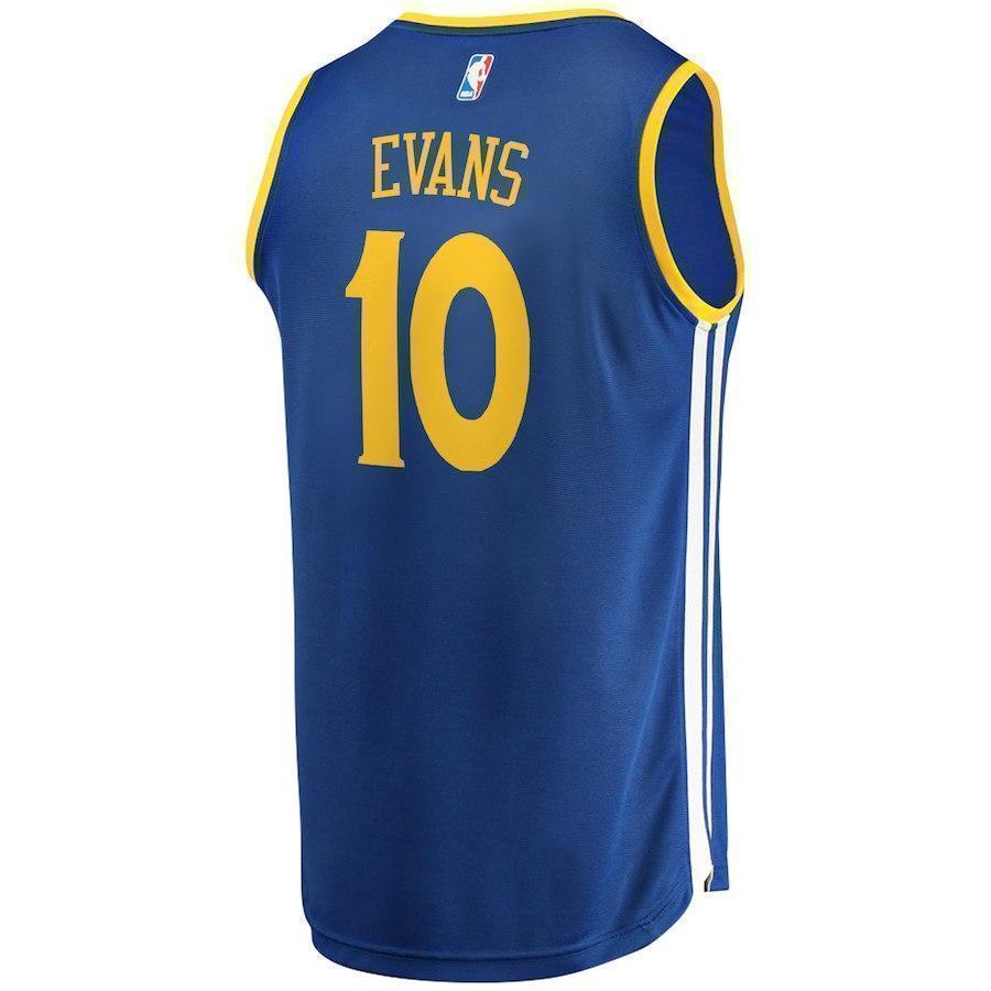 10-Jacob Evans Golden State Warriors Jersey - Icon Edition - Royal