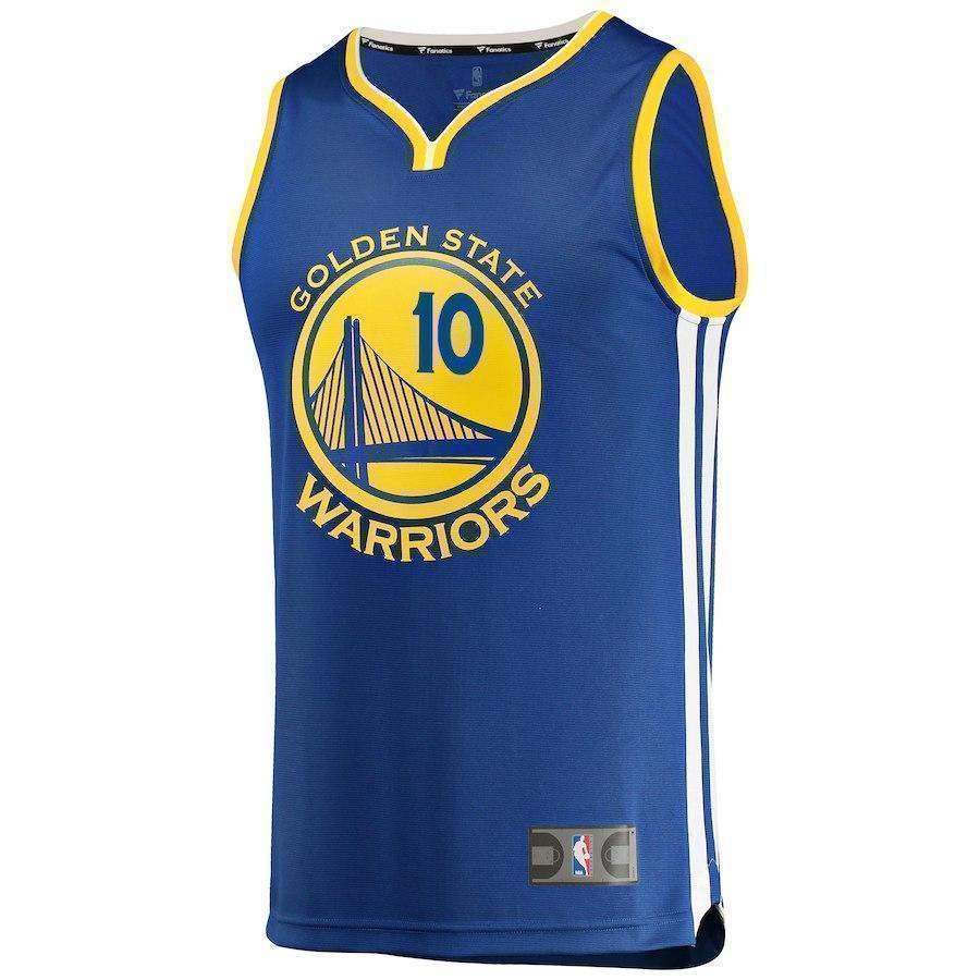 10-Jacob Evans Golden State Warriors Jersey - Icon Edition - Royal