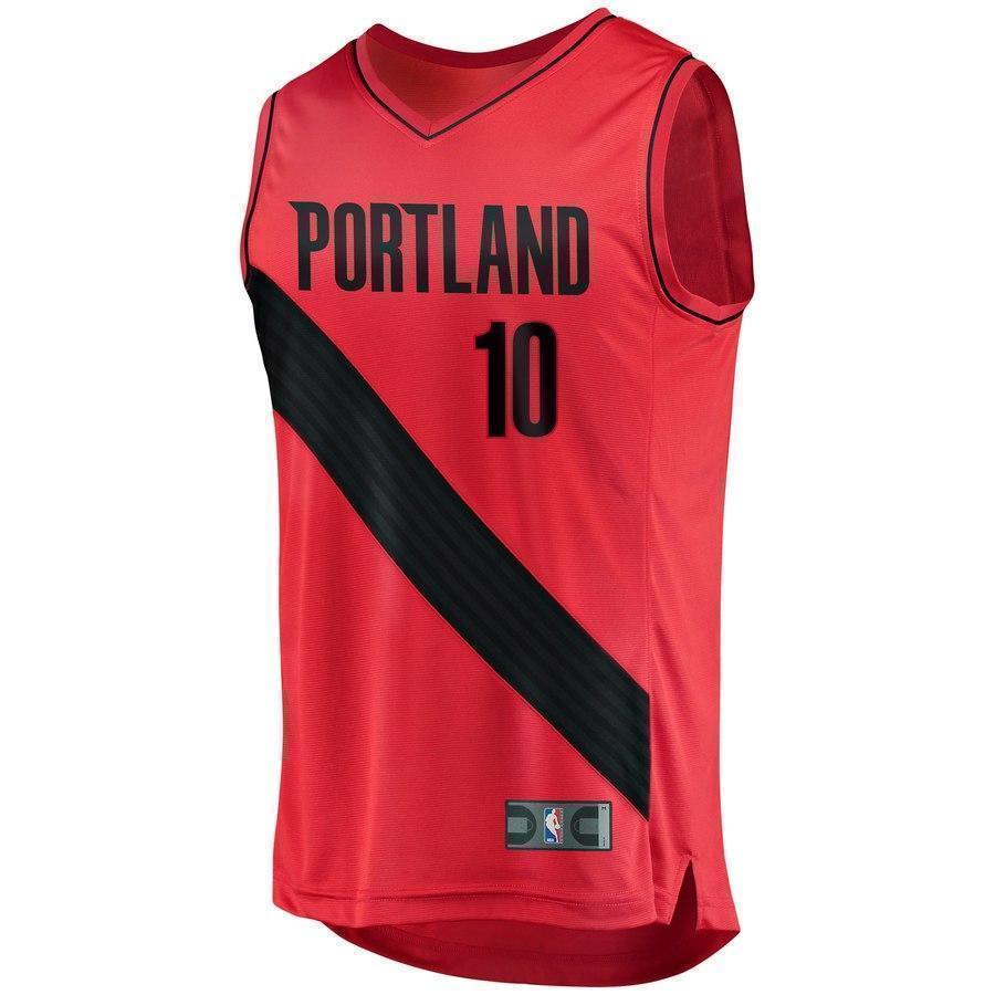 10-Jake Layman Portland Trail Blazers  Jersey - Statement Edition - Red