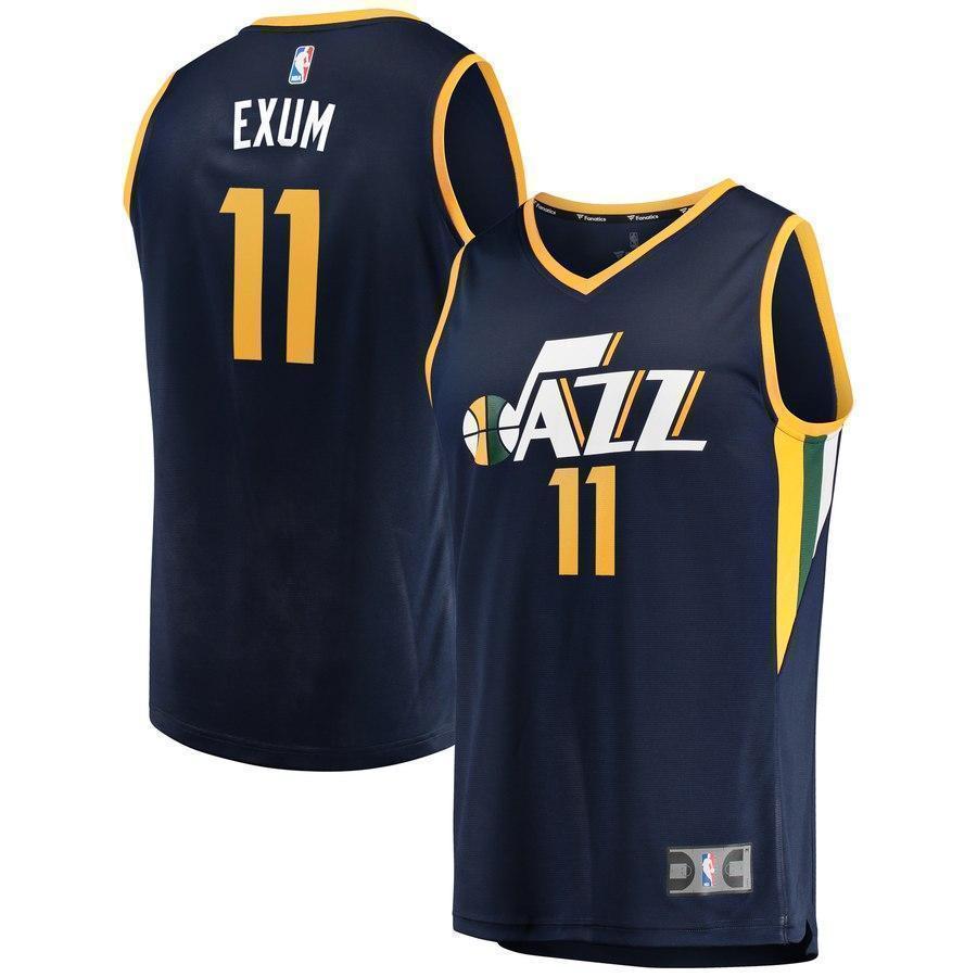 11-Dante Exum Utah Jazz  Player Jersey - Icon Edition – Navy