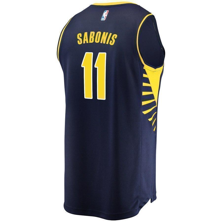 11-Domantas Sabonis Indiana Pacers Jersey - Icon Edition – Navy