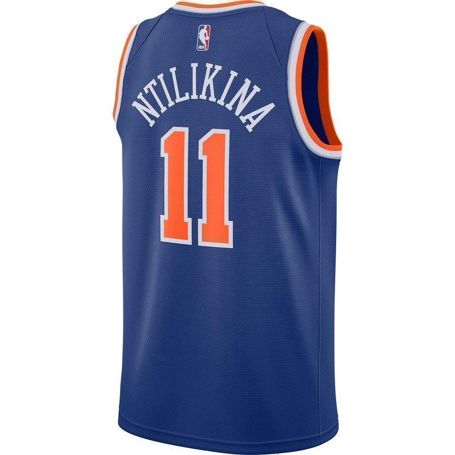 11-Frank Ntilikina New York Knicks Swingman Jersey - Icon Edition – Blue