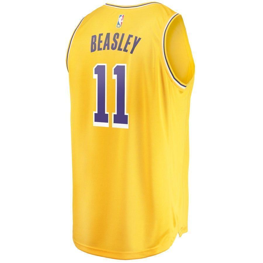 11-Michael Beasley Los Angeles Lakers  Jersey - Icon Edition - Gold