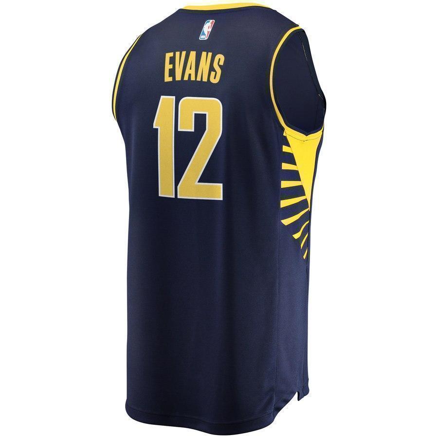 12-Tyreke Evans Indiana Pacers  Jersey - Icon Edition - Navy