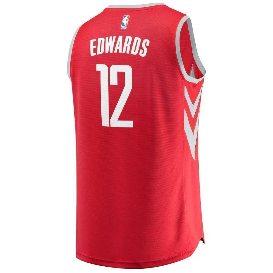 12-Vincent Edwards Houston Rockets  Jersey - Icon Edition - Red