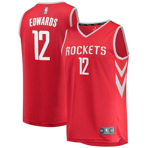 12-Vincent Edwards Houston Rockets  Jersey - Icon Edition - Red