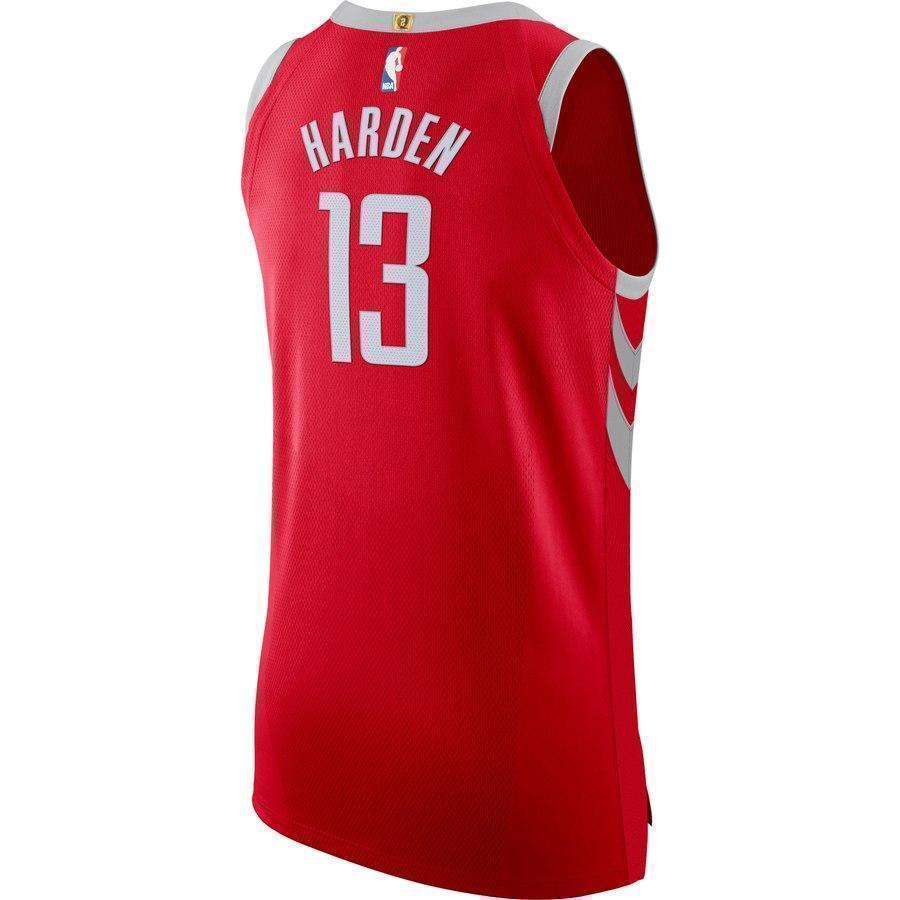 13-James Harden Houston Rockets Player Jersey Red - Icon Edition