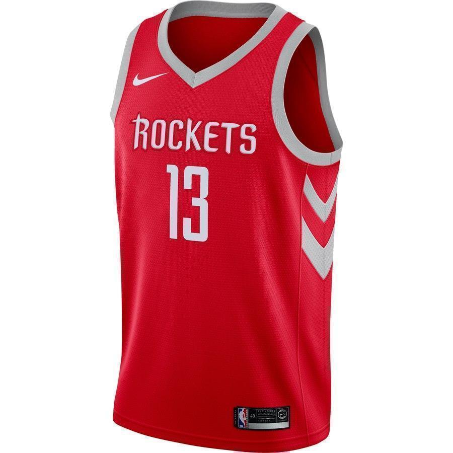 13-James Harden Houston Rockets Swingman Jersey Red - Icon Edition