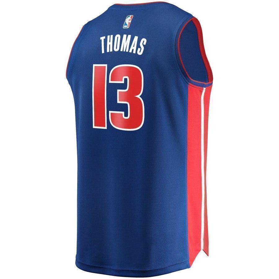 13-Khyri Thomas Detroit Pistons  Jersey - Icon Edition - Blue
