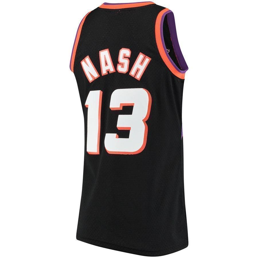 13-Steve Nash Phoenix Suns  1996-97 Hardwood Classics Swingman Jersey - Black