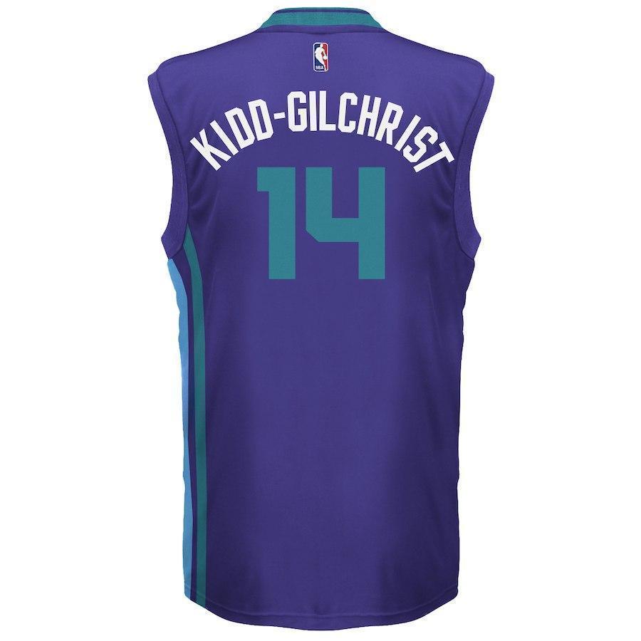 14-Michael Kidd-Gilchrist Charlotte Hornets  Jersey - Purple