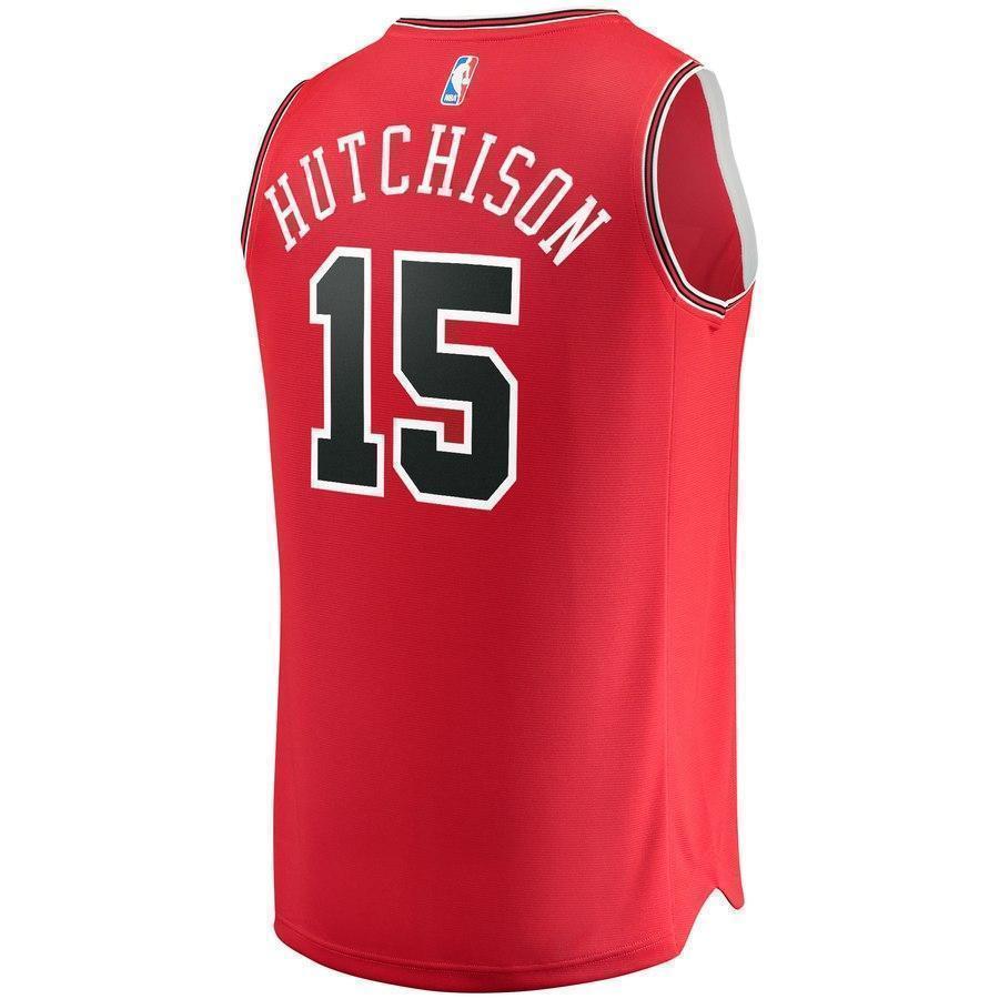 15-Chandler Hutchison Chicago Bulls Jersey - Icon Edition - Red