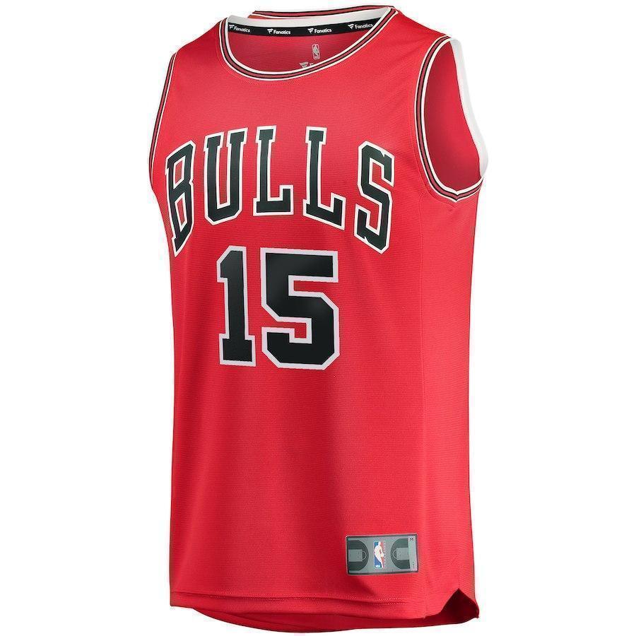 15-Chandler Hutchison Chicago Bulls  NBA Draft First Round Pick Fast  Jersey Red – Icon Edition