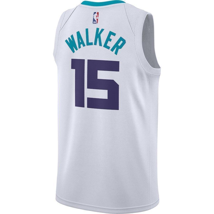 15-Kemba Walker Charlotte Hornets Swingman Jersey White - Association Edition