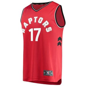 17-Jonas Valanciunas Toronto Raptors Jersey Red - Icon Edition
