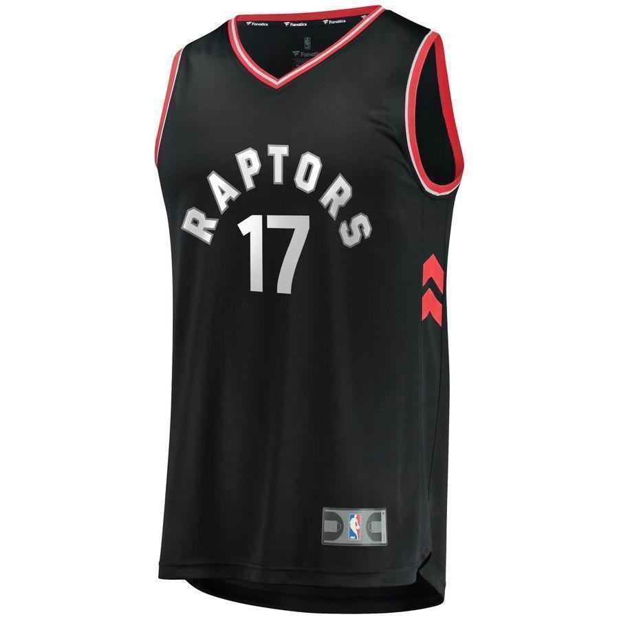 17-Jonas Valanciunas Toronto Raptors  Player Jersey Black - Statement Edition