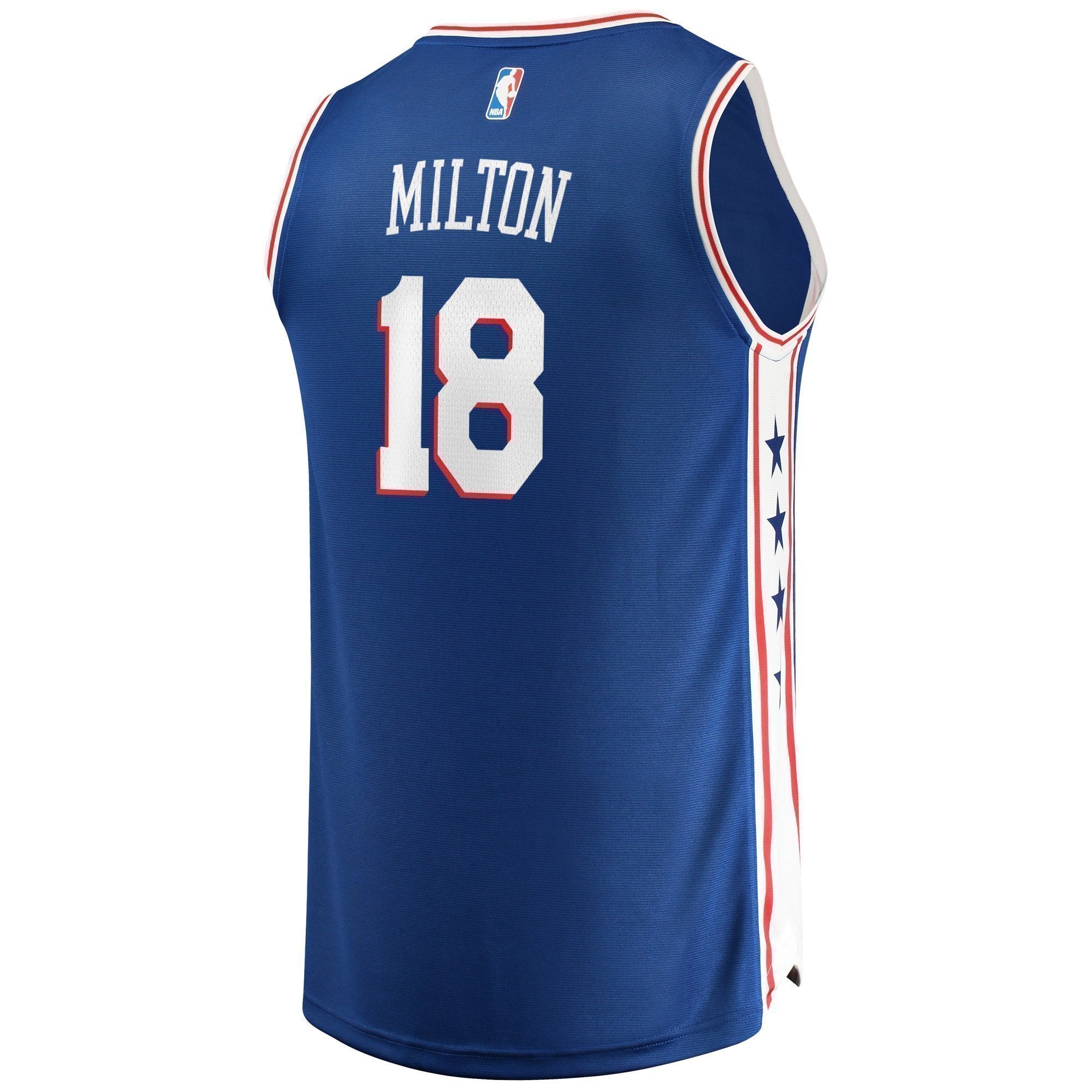 18-Shake Milton Philadelphia 76ers  Jersey - Icon Edition - Royal