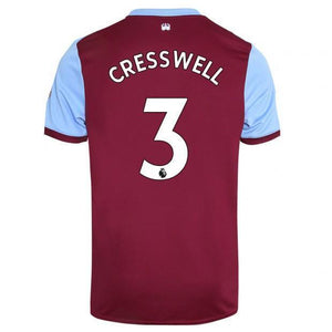 CRESSWELL 3 West Ham Home Soccer Jersey 2019-20 Jersey