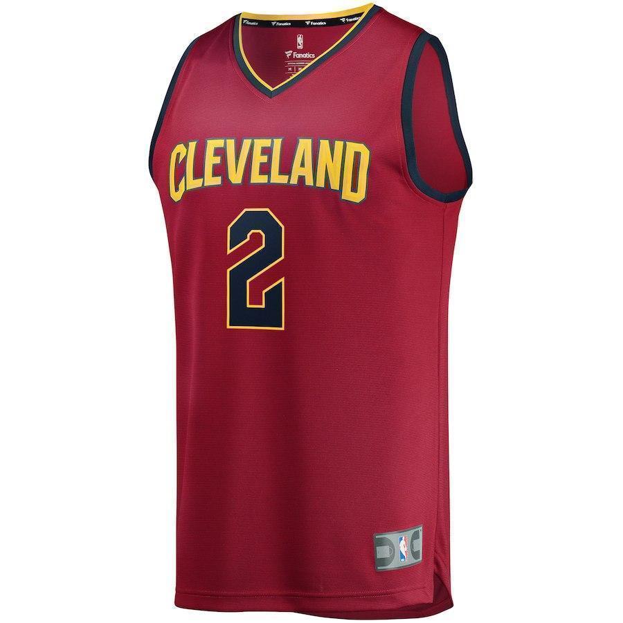 2-Collin Sexton Cleveland Cavaliers Jersey Wine - Icon Edition