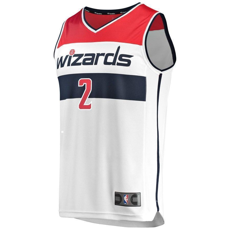 2-John Wall Washington Wizards  Jersey - Association Edition – White