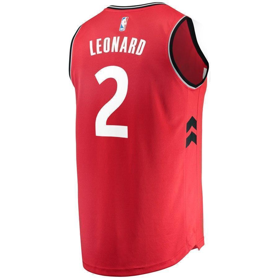 2-Kawhi Leonard Toronto Raptors Jersey Red - Icon Edition