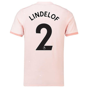 2-Victor Lindelof Manchester United Away Soccer Jersey 2018-19 – Coral