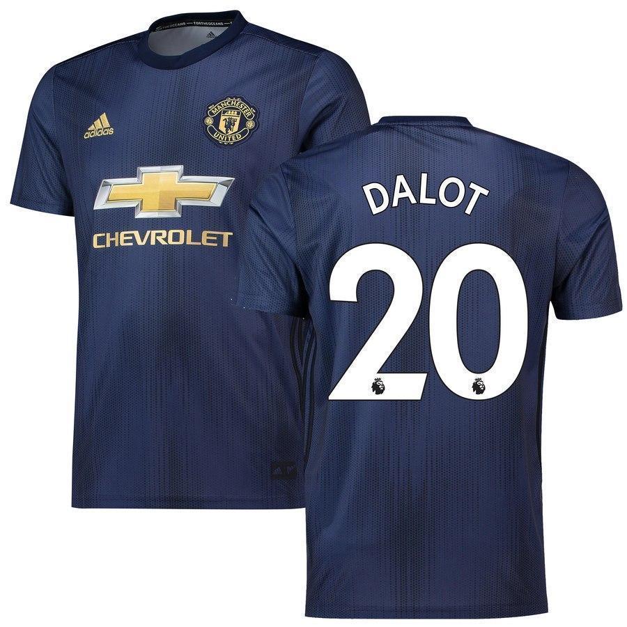 20-Diogo Dalot Manchester United 18-19 Third Jersey – Navy
