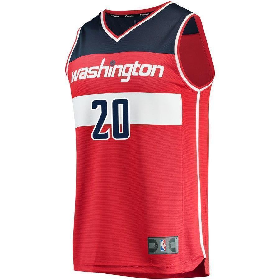 20-Jodie Meeks Washington Wizards  Team Color Player Jersey Red - Icon Edition