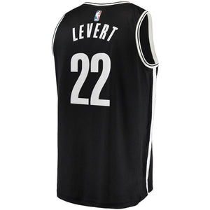 22-Caris LeVert Brooklyn Nets Jersey - Icon Edition - Black