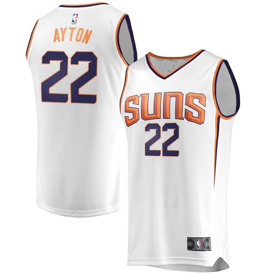22-DeAndre Ayton Phoenix Suns  Jersey - Association Edition – White