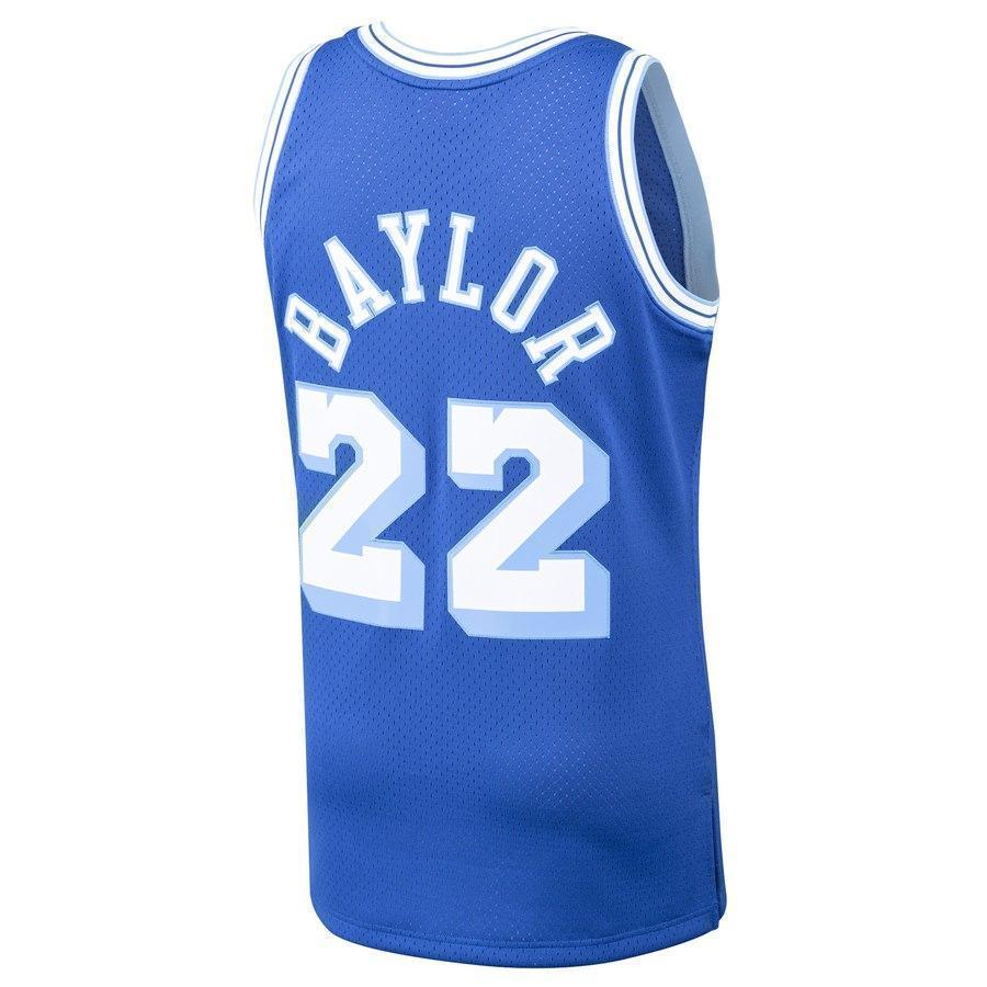 22-Elgin Baylor Los Angeles Lakers  Hardwood Classics Swingman Jersey – Royal
